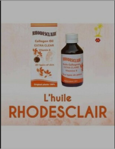 Rhodesclair Huile Collagène Extra Claire Vitamine E - Original 125ml