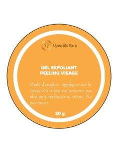 Gel Exfoliant Réparateur Visage, Peeling Exfoliant Visage 10g