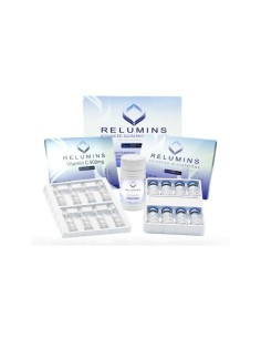 Relumins Glutathion 2000mg avec Boosters pour blanchiment de la peau